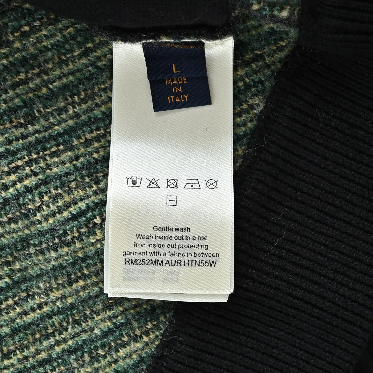 Louis Vuitton/Louis Vuitton forest landscape jacquard sweater